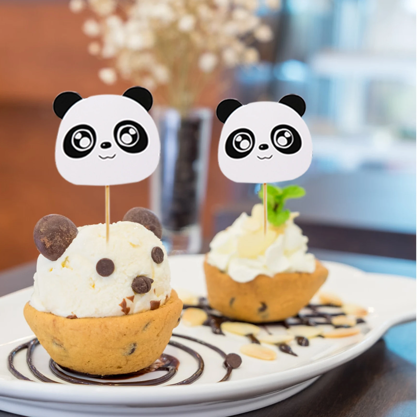 

Panda Theme Birthday Party Decoration Cartoon Panda Foil Balloons Happy Birthday Banner Kids Party Decorations Supply