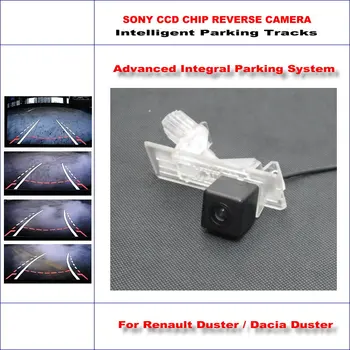 

HD CCD SONY Rear Camera For Renault Duster / Dacia Duster Intelligent Parking Tracks Reverse Backup / NTSC RCA AUX 580 TV Lines