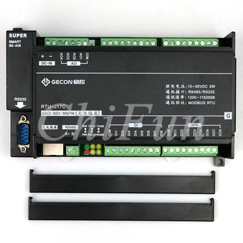 

4 channel analog output 8 channel NPN transistor output 8 channel switch input Modbus RTU / 4AO + 8DI + 8NPN + 1RS232 + 1RS485