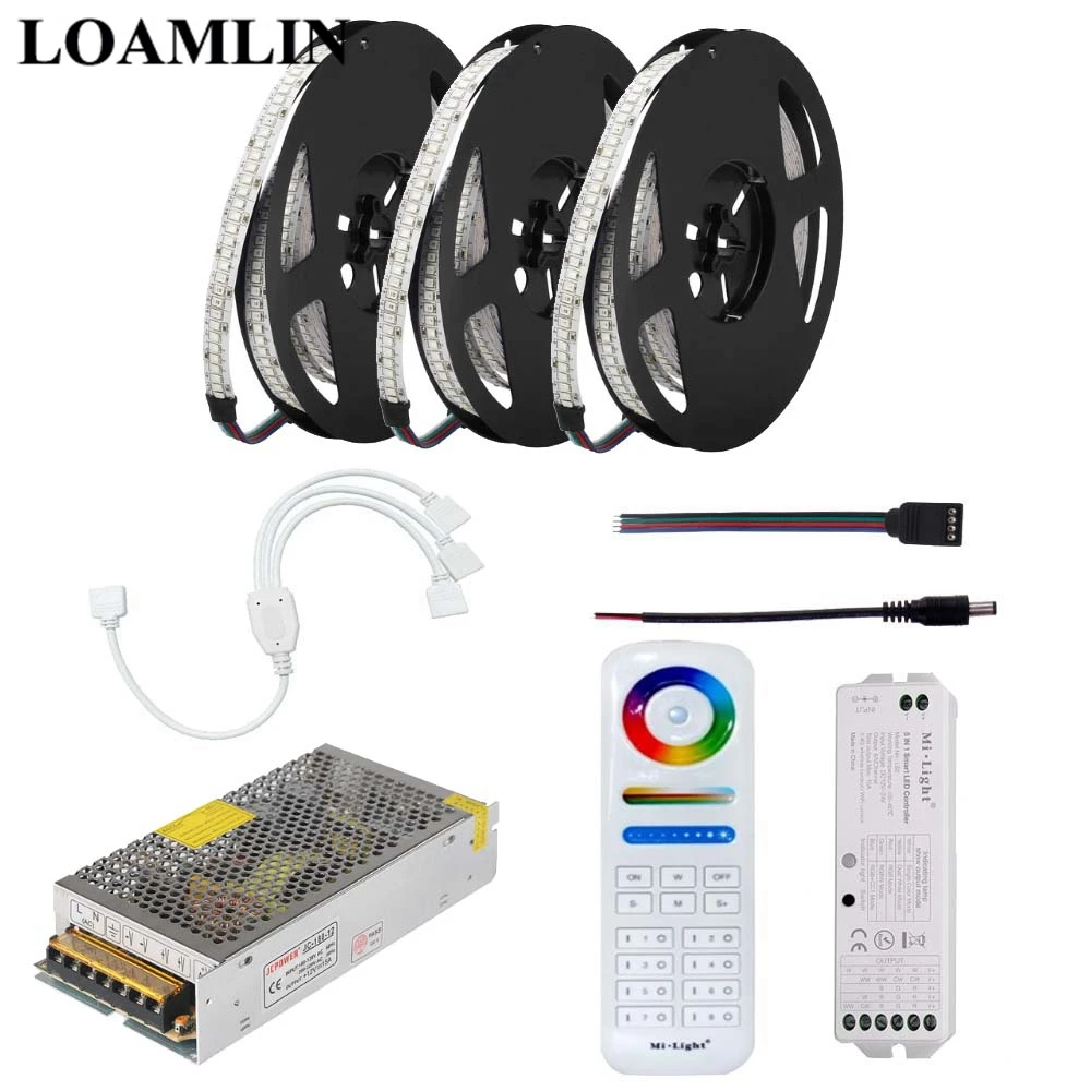 Светодиодная лента RGB 2835SMD 234 светодиодов/м гибкий свет пульт дистанционного