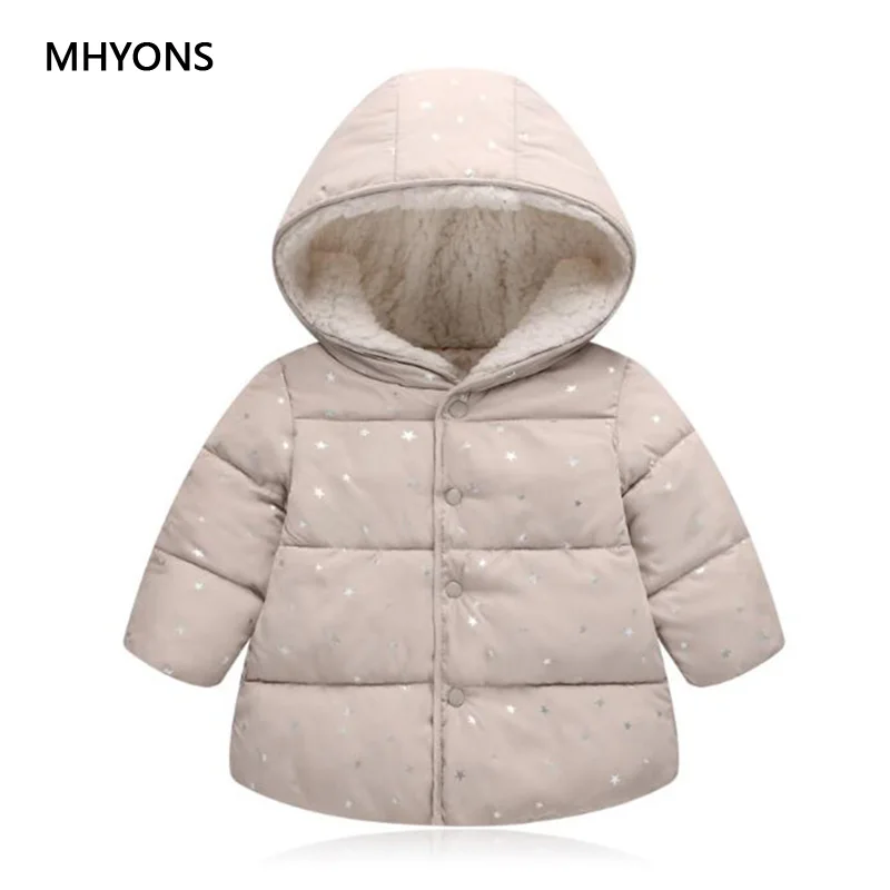 

Winter Kids Jacket Thick Velvet Girls Boys Coat Warm Children's Jacket Cotton Infant Clothing Padded Jacket Kid Clothes Snowsuit