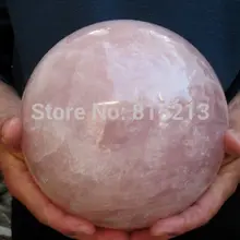 Ddh00956 природа роза кристалл кварца сфера мяч рейки исцеление