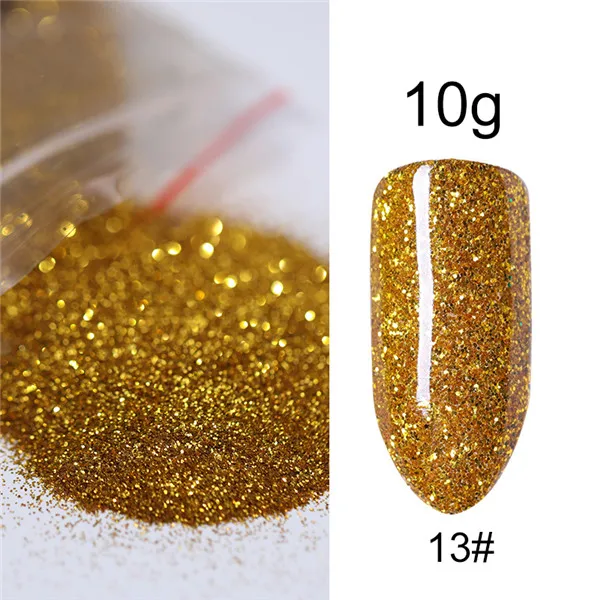 1 Box Chameleon Mirror Nail Glitter Powder Neon Aurora Effect Mermaid Nail Art Dust Chrome Pigment Manicure Decoration - Цвет: 46219-13