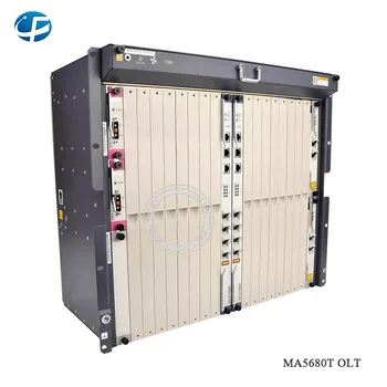 

High quality connection switches/firewall Hua wei GPON MA5680T OLT, 2*SCUN, 1*10G X2CS,2*PRTE,1*16 ports GPFD C+ board GPON olt