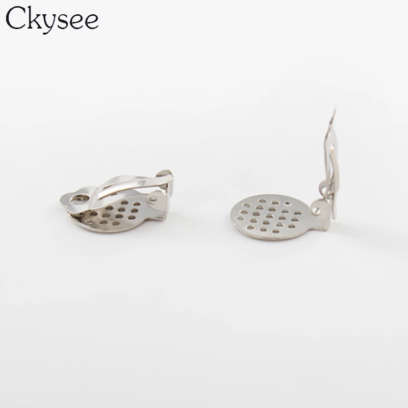 Ckysee оптовая продажа 100 шт./лот крючок для сережек 15 мм Diy фурнитура ювелирные