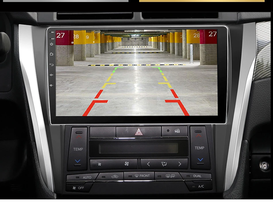 Discount Eunavi android 9.0 car dvd gps multimedia player For Toyota Camry50 2012 car dvd navigation radio video audio player 4G+32G PX6 22