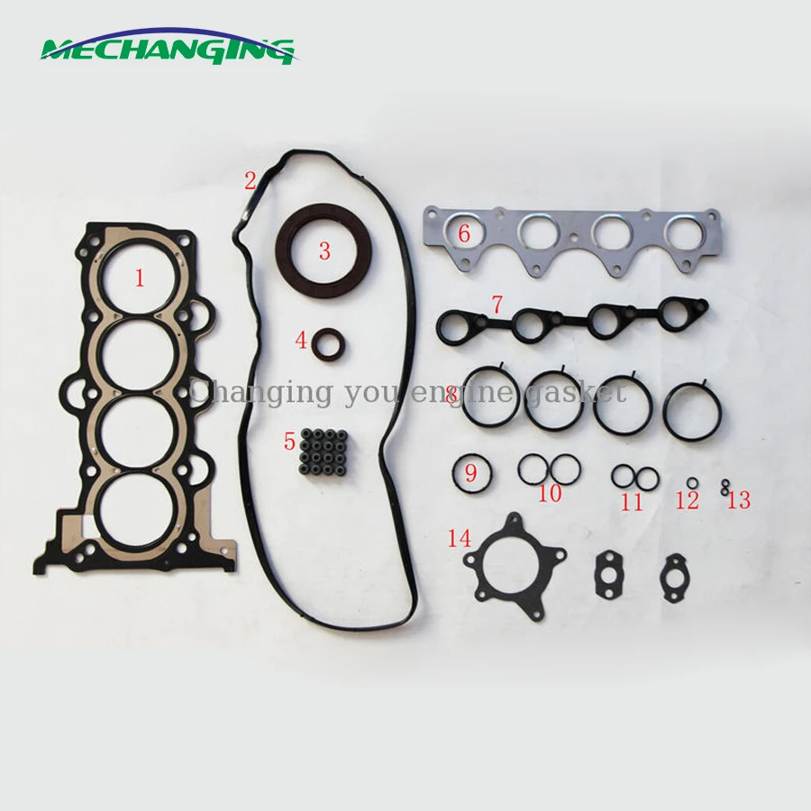 

Engine Gasket G4FC Automotive Spare Parts Overhaul Package Full Set For HYUNDAI i30 CW1.6COUPE 1.6 ELANTRA Saloon 20910-2BC01A