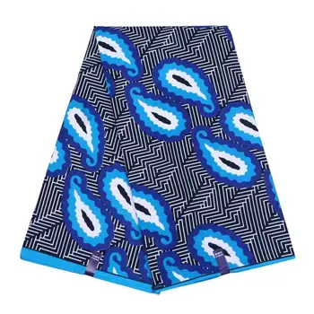 

6yards Polyester Nigerian Batik Cloth Fabric Ghana Kente Wax Fabric For Dress Suit African Kente Prints Wax Fabric for Cloth