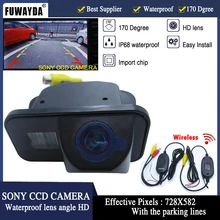 Fuwayda Беспроводной Sony CCD Сенсор автомобиля зеркало заднего вида изображения Справочное руководство линии камеры для 2006-2009 Toyota avensis