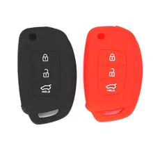 WFMJ 3 Botões Tampa Da Corrente Chave para 2013 2014 Hyundai Santa Fe ix45 Amart Flip Remoto Keyless Chave do Caso Fob Capa Shell pele