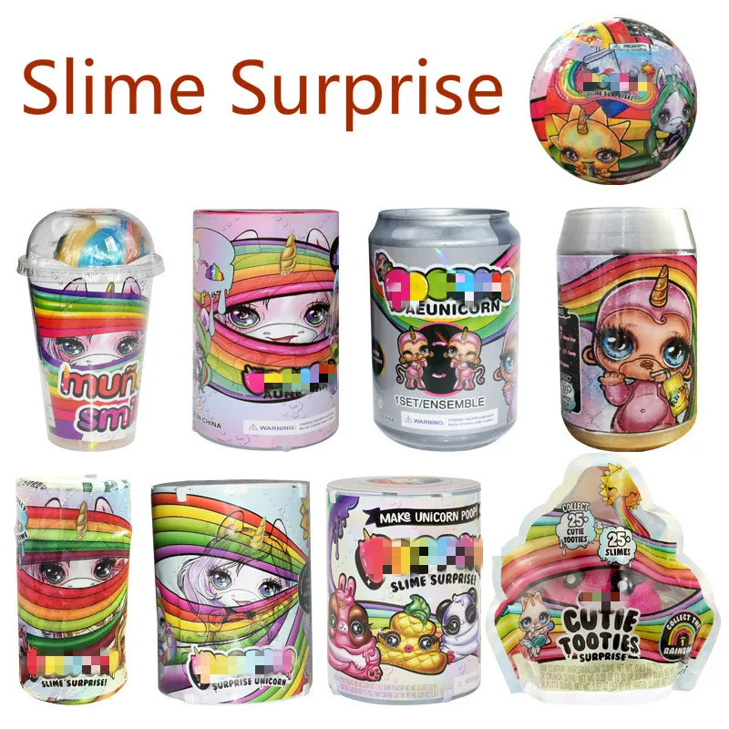 

Poopsie Surprise Unicorn Cans Sparkly Critters Poopsie Slime Licorne Unicorn Squishy Stress Reliever Toys