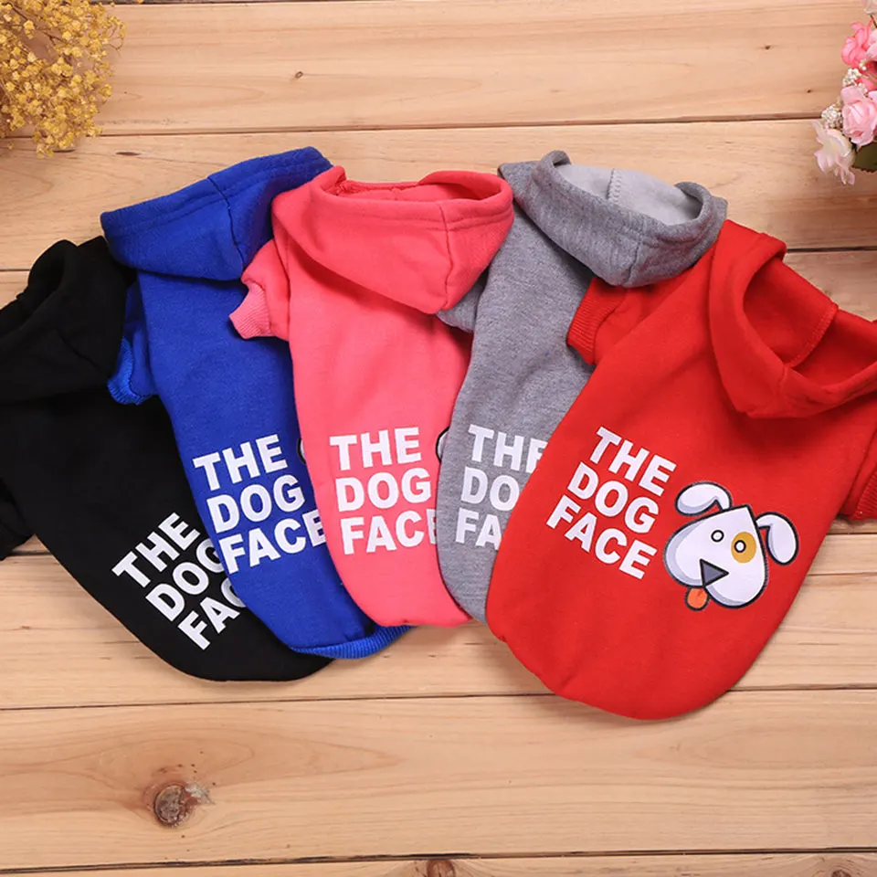 New Pet Dog Clothes Soft Puppy For Coats Small Large Dogs Winter Autumn Ctue Kawaii Chihuahua Cotton Clothing | Дом и сад