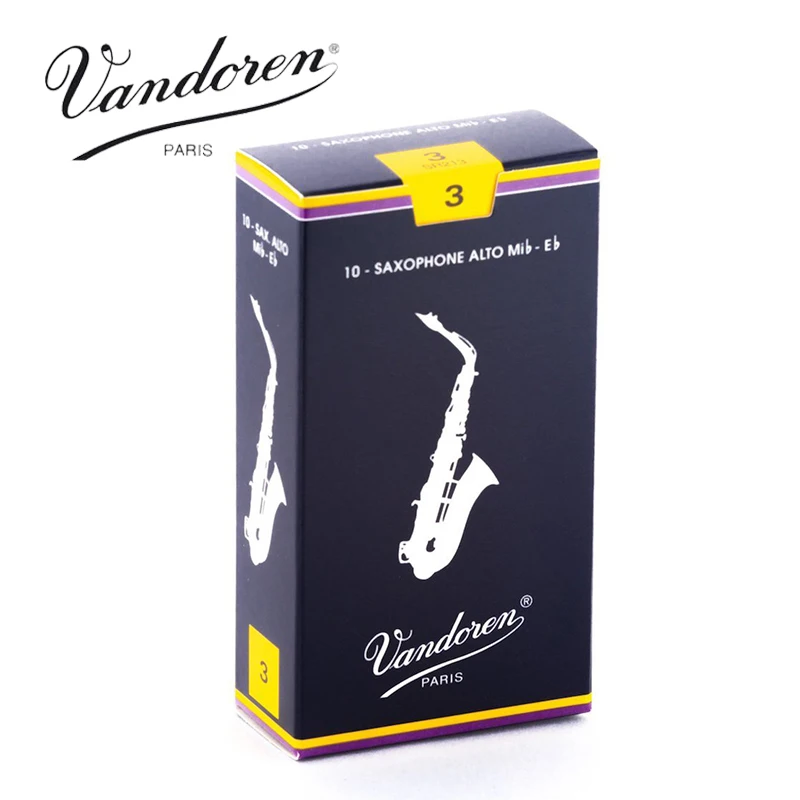 Original France Vandoren Traditional Saxophone Alto Eb Reeds/Alto Sax Traditional Reeds Strength 2.0#, 2.5#, 3#, 3.5# Box of 10 Original France Vandoren Traditional Saxophone Alto Eb Reeds/Alto Sax Traditional Reeds Strength 2.0#, 2.5#, 3#, 3.5# Box of 10