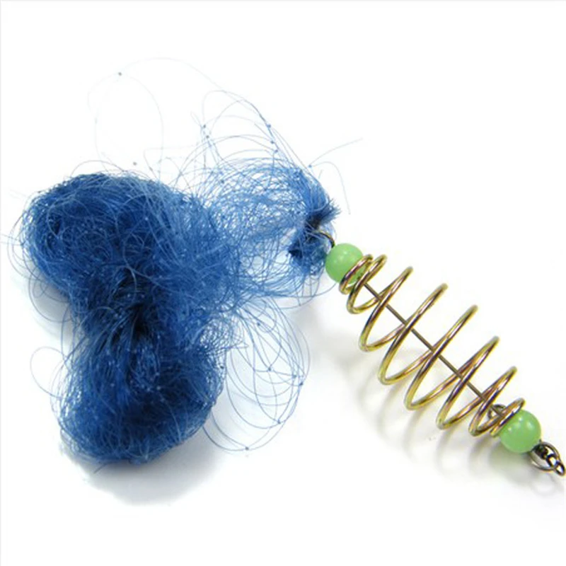 

Hot Sale New Design Copper Spring Shoal Retractable Fishing Net Netting Luminous beads Swivel Connector Drift Net