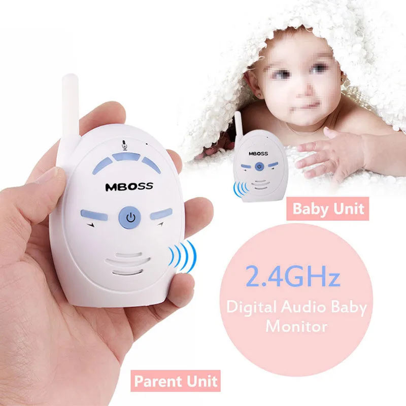 

2.4" TFT Display 7 LED lights night vision 2.4GHZ 2 way talk temperature audio baby monitor 2.4
