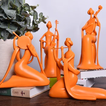 

Figure craft ornament art girls living room porch TV cabinet estaurant crafts statues sculpture Home wedding decoration dies