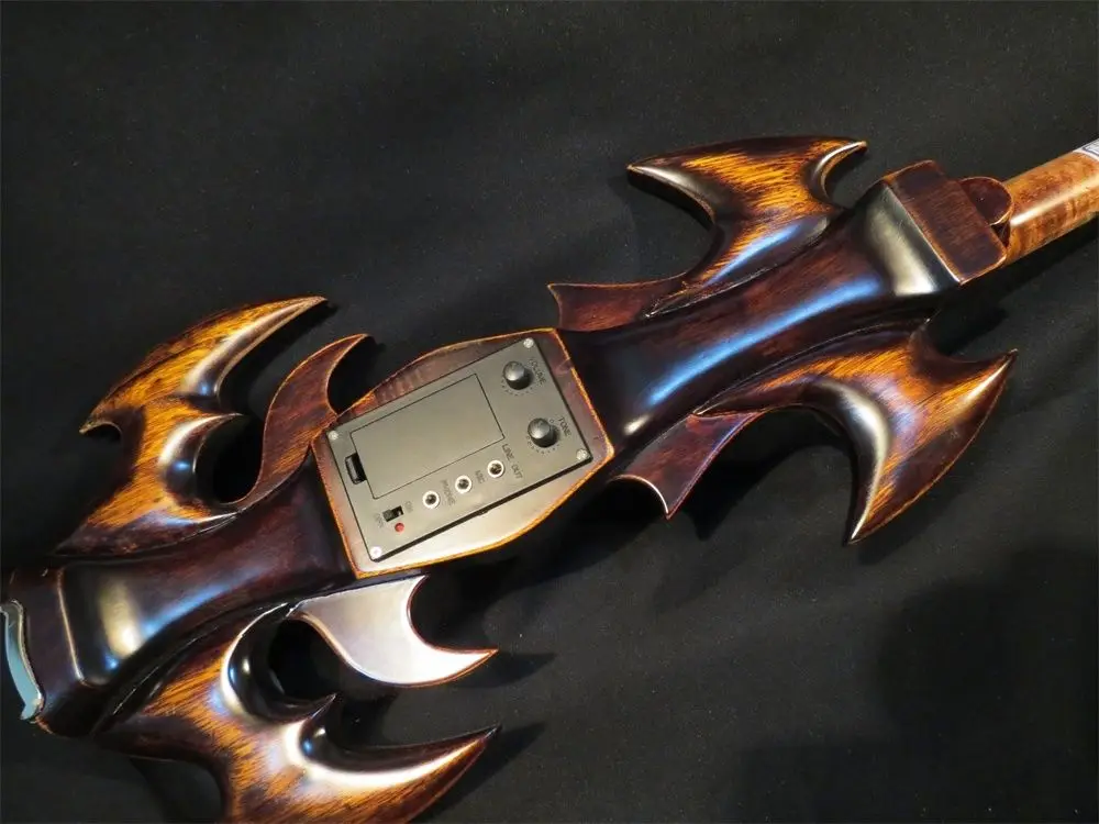 New model crazy SONG art streamline 15 1/2" electric viola,solid wood #9895