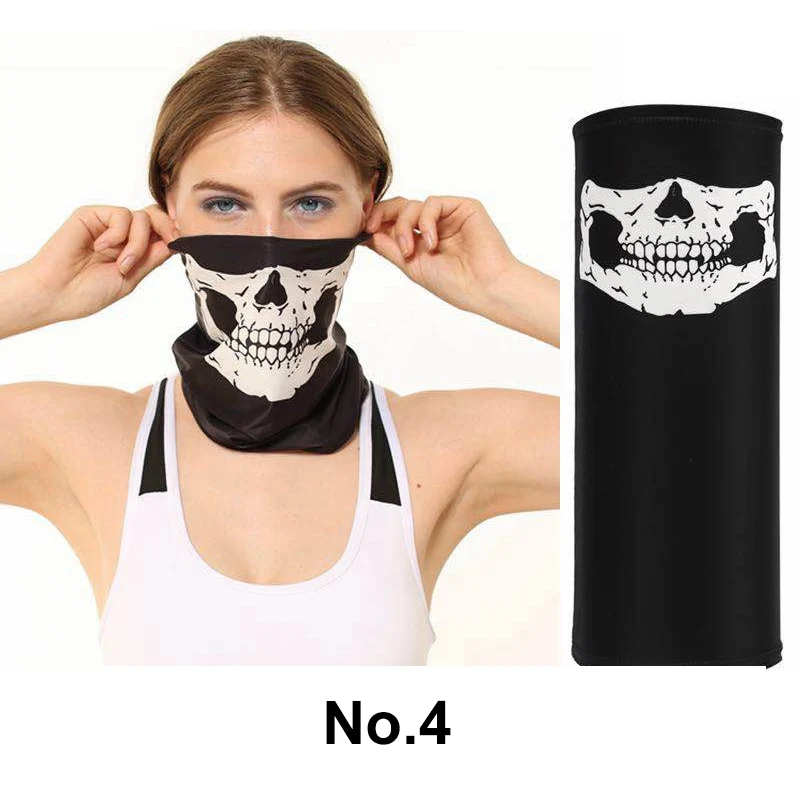 Модная велосипедная маска высокого качества ледяной шелк тактическая маска быстросохнущая впитывающая пот ветрозащитная анти-УФ спортивные аксессуары - Цвет: No.4