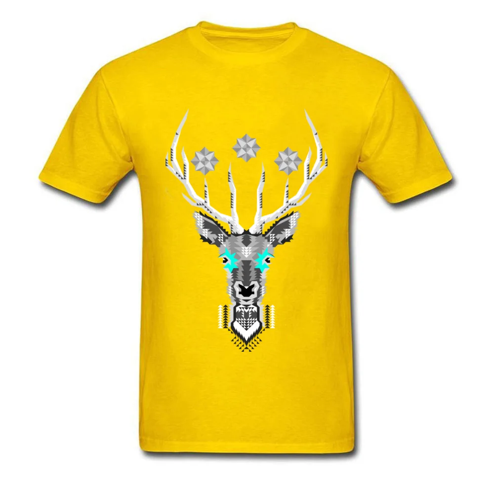 Geometric Silver Stag_yellow