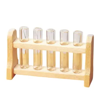 

New 1:12 Dollhouse Miniature laboratory test tube rack set Toy L 3.7cm