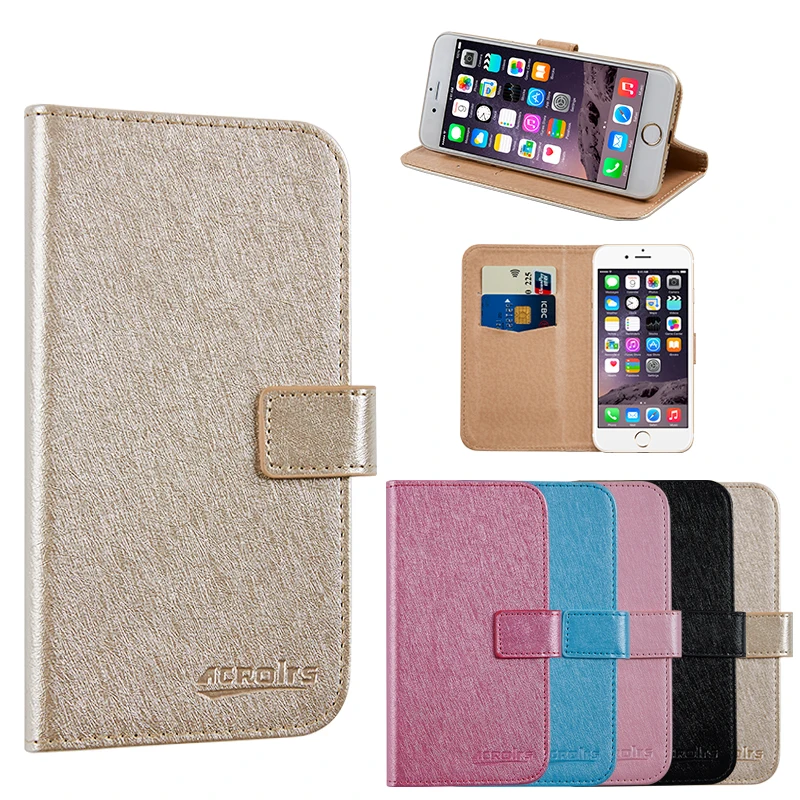 

For Prestigio MultiPhone 8400 DUO PSP8400 DUO Business Phone case Wallet Leather Stand Protective Cover with Card Slot