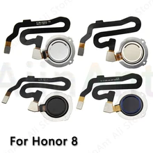 Кнопка возврата home ключ за счет сканера отпечатков пальцев Сенсор гибкий кабель для huawei Honor 8 Lite разъем Запчасти отпечатков пальцев Сенсор Flex