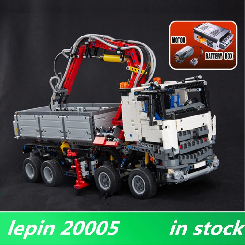 

LEPIN 20005 LEPIN technic series Building Block Bricks 42043 Mercedes-Benz Arocs 3245 Toys Educational Gifts