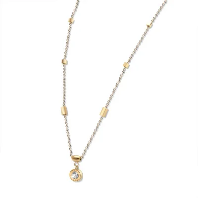 

Roman Numerals Statement Women and men crystal Pendants 2018 fashion Stainless Steel Necklaces & Pendants for women