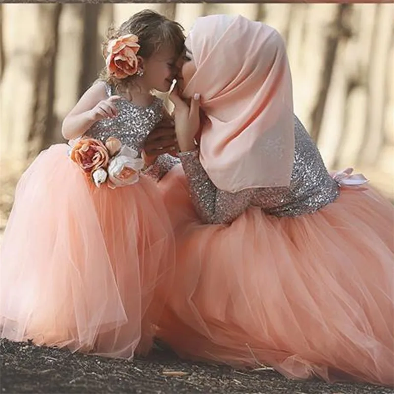 Милые бальные платья для первого причастия для девочек; детское вечернее платье с цветами и блестками; Платья с цветочным узором для девочек на свадьбу - Цвет: as pic