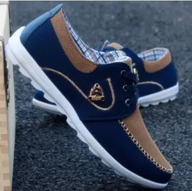 2018 new summer brand canvas casual men's flat shoes matching exercise men comfortable tenis boat size 39-46 | Обувь