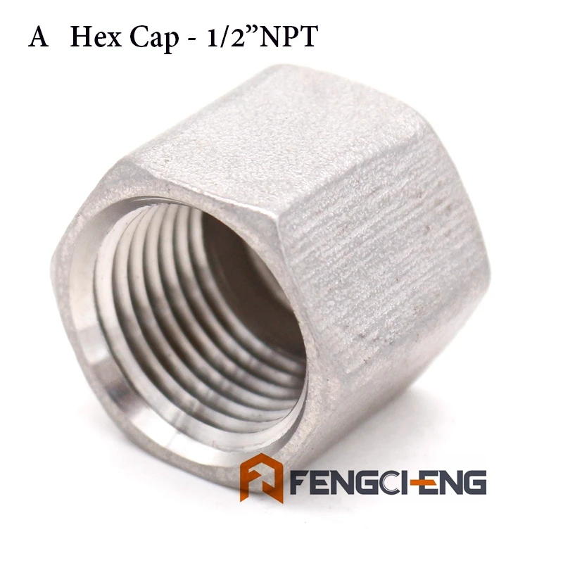 Пивоваренное пиво 1/2 &quotNPT колпачок и заглушка 304 нержавеющая сталь пищевой сорт