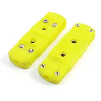 

2 Pair RTD K Type Male Female Temperature Dectection Thermocouple Plug