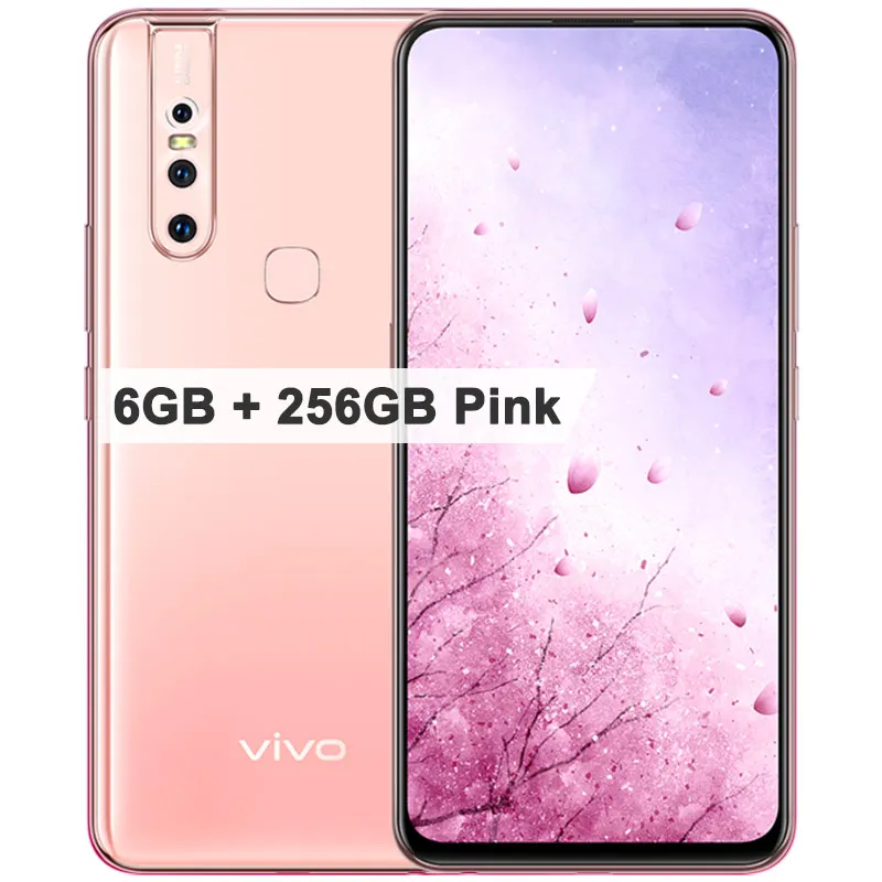 vivo S1 Мобильный телефон 6,5" 6 ГБ 128 ГБ Helio P70 Восьмиядерный 3940 мАч фронтальная камера 24,8 МП 3 тыловая камера s Selife смартфон - Цвет: S1 6G 256G Pink