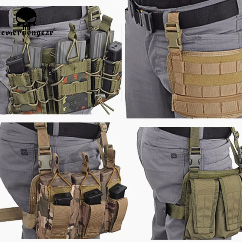 EMERSONGEAR модульная Rife ножная панель чехол тактический Molle Drop Leg Pouch охотничий пистолет кобура инструменты Molle Pouch EM6277