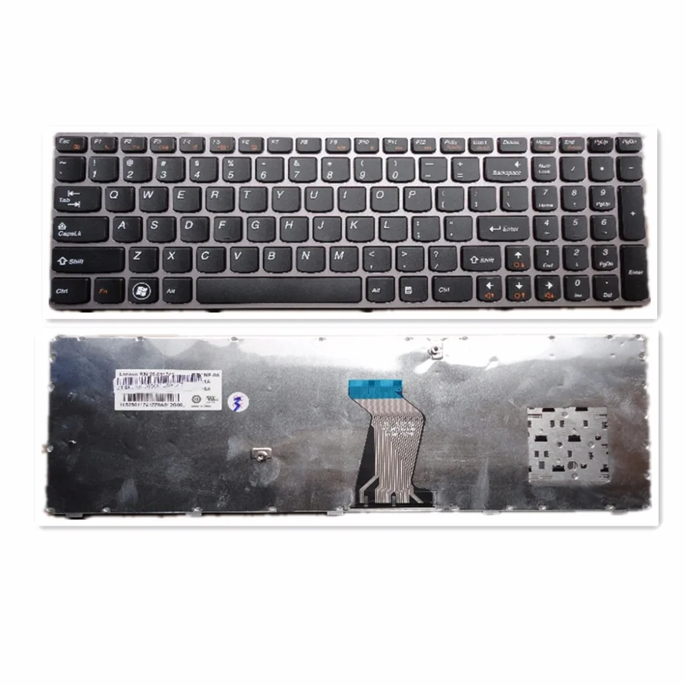 

New Keyboard for Lenovo IdeaPad Y570 Y570N Y570NT Y570P Y570I Y570IA US English Keyboard 25011801