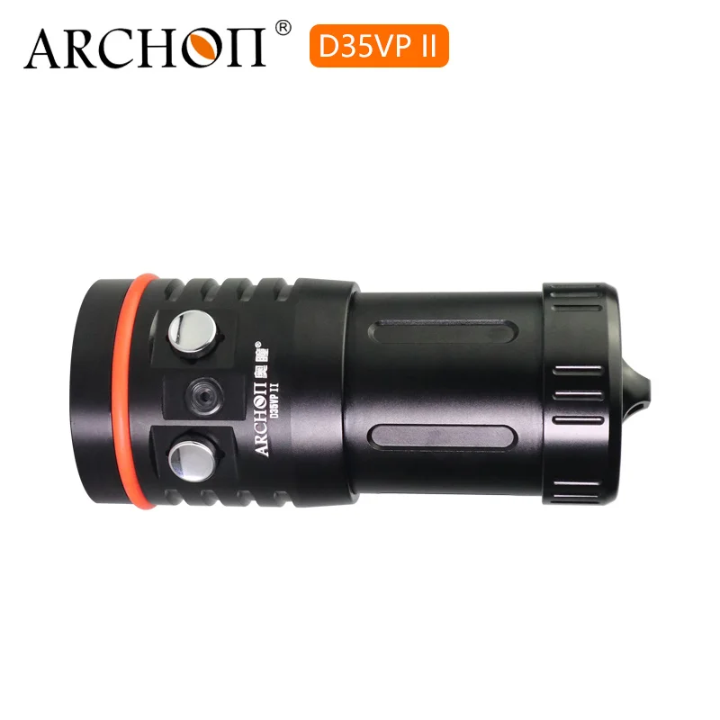 ARCHON D35VP II W41VP Дайвинг видео светильник 4* CREE XM-L2 Макс 2600 люмен погружной фонарь 100 м подводный Точечный светильник с зарядным устройством