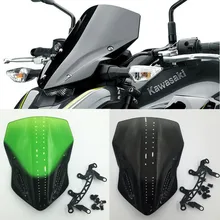 Alta Qualidade da motocicleta Para Kawasaki Z900 2017 2018 Brisa Brisa Da Motocicleta Modificação Com Estrutura de Suporte