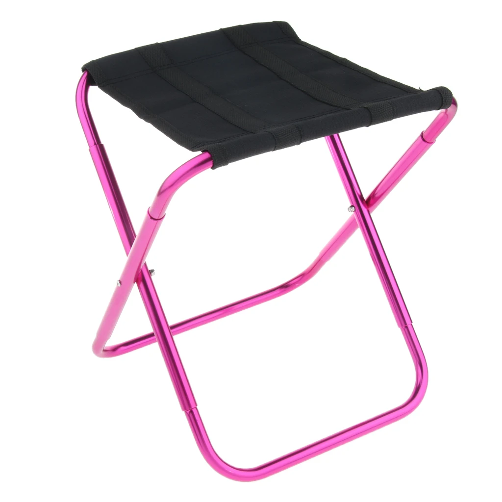 Perfeclan Outdoor Folding Stool Travel Slacker Chair for Camping Hiking BBQ Lightweight Camping Hiking ChairTravel Slacker Chair