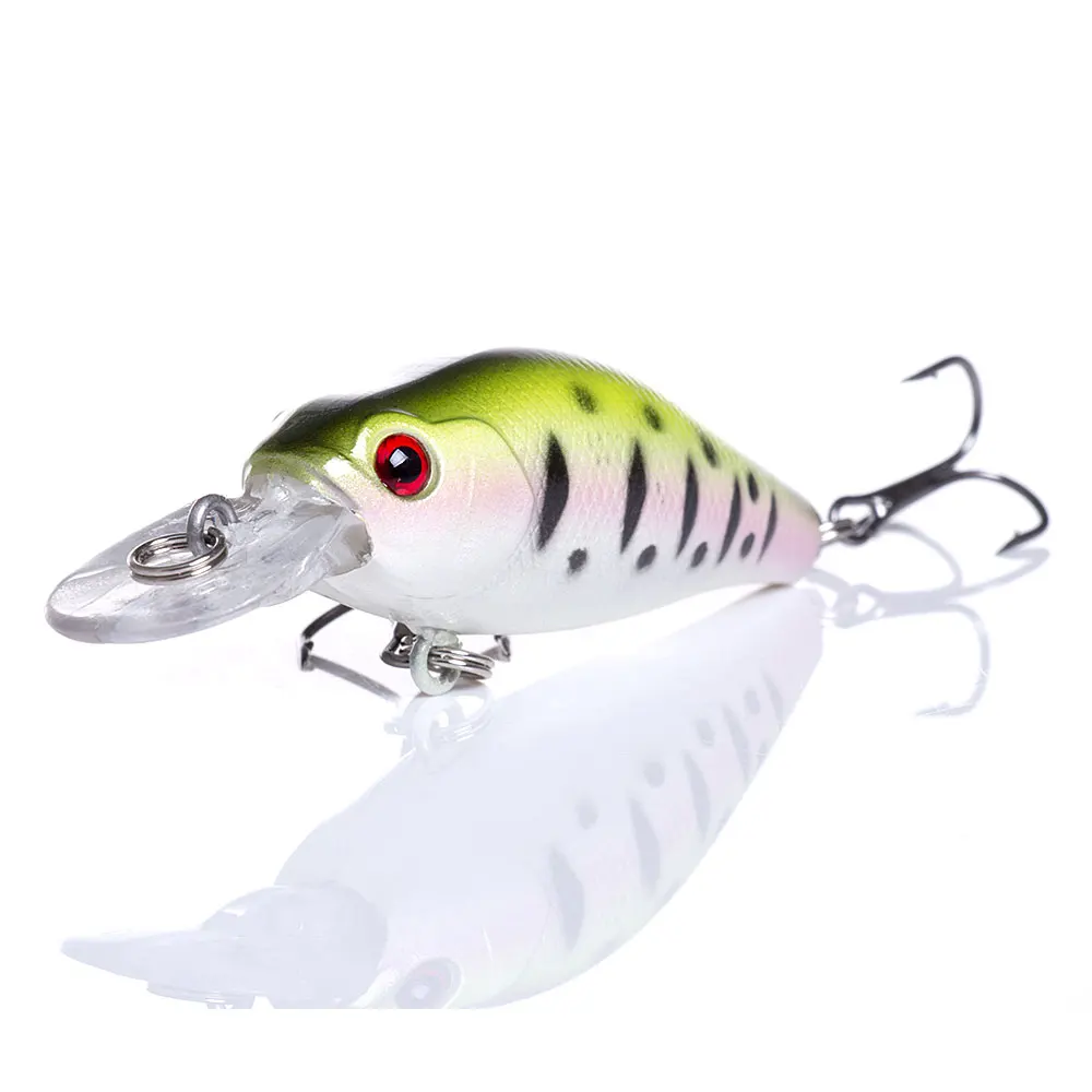 HENGJIA Crankbait Рыболовная Приманка 7 см 10 г искусственные рыболовные воблеры Topwater Crank твердые приманки плавающие рыболовные приманки