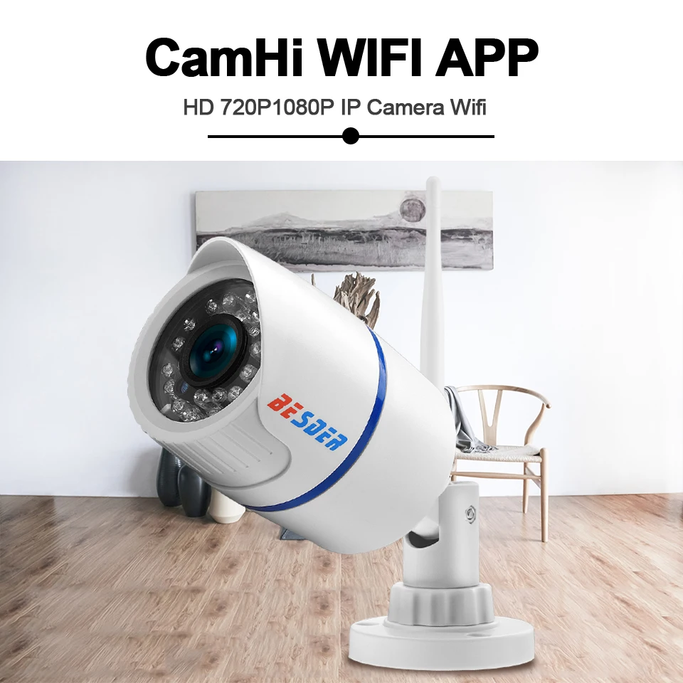Ip камера наружного видеонаблюдения BESDER 720P 1080P Wi Fi Onvif слот для SD карты|Камеры