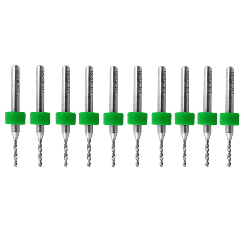 

10Pcs PCB Print Circuit Board Carbide Micro Drill Bits Tool 0.4 Mm New P0.05