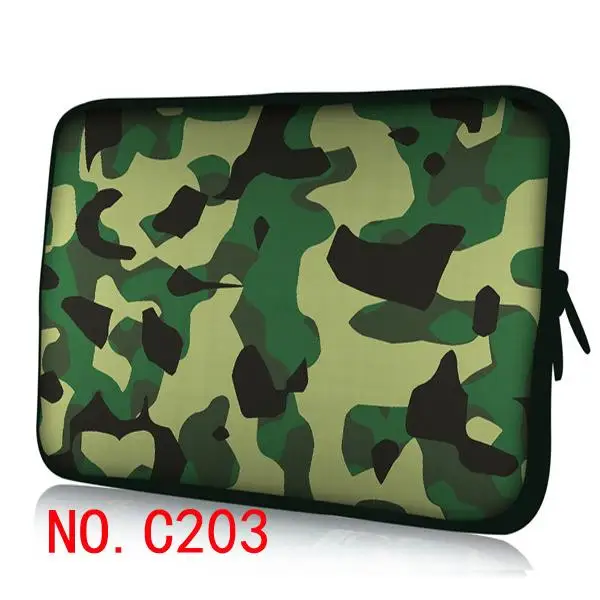 Мягкая Laptop Sleeve камуфляж сумка для Macbook Air 11 12 13 14 15 15.6 Pro Retina 11.6 13.3 молнии сумки для Mac Book Pro 13 случае