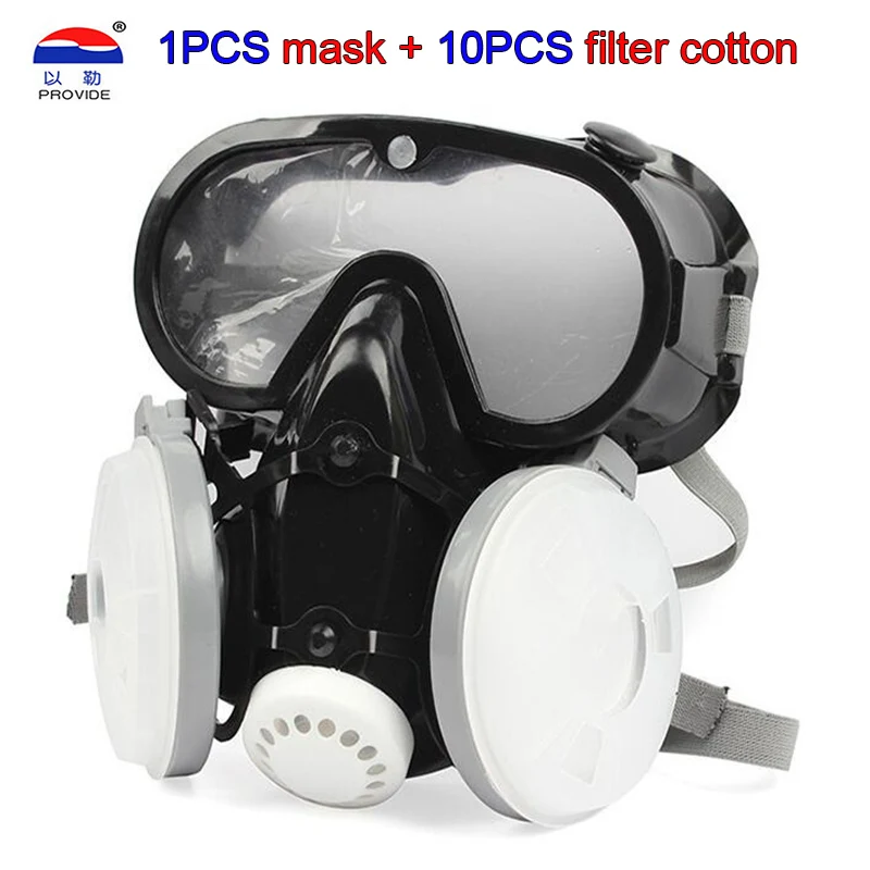 9600A dust gas mask Anti-fog Full face respirator mask Spray paint smoke Synthesis protective