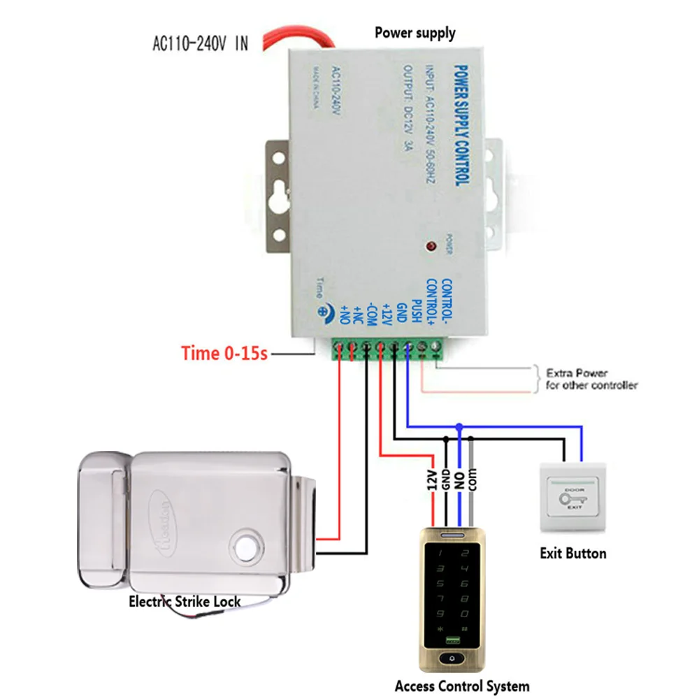 Водонепроницаемый Металл сенсорный 8000 пользователей дверь RFID Клавиатура доступа случай читателя Электрический дверной замок Бесплатная