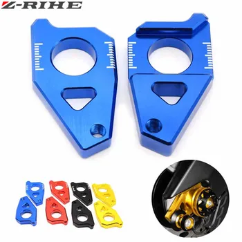 

motorcycle New color gold cnc spindle rear axle motorcycle chain block adjustment for yamaha tmax 530 tmax 500 FZ8 FZ1 YZF R1