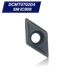 20 шт. внутренние токарные инструменты DCMT2 1 DCMT070204 SM IC908 карбидные вставки токарный станок Режущий инструмент ЧПУ Инструменты Tokarnyy