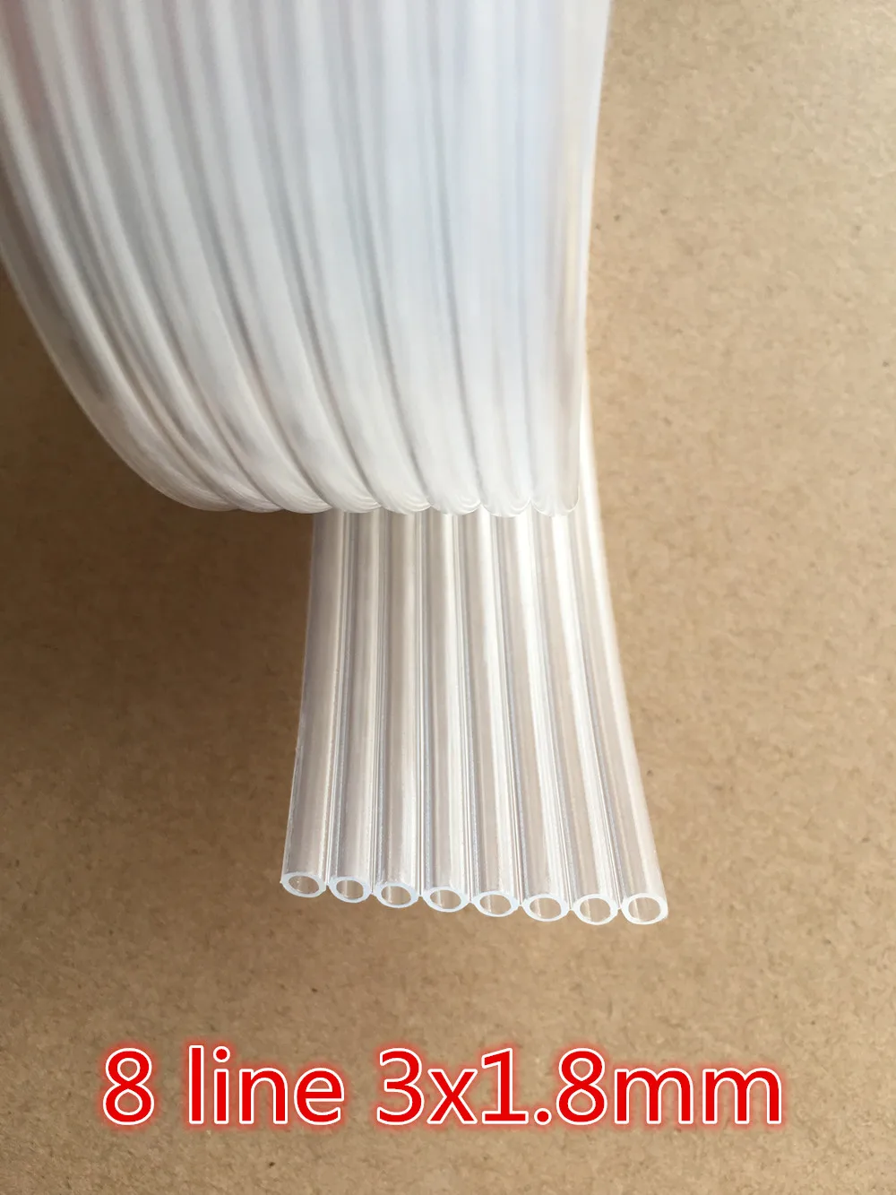 8 line 3mm tube clear 1 