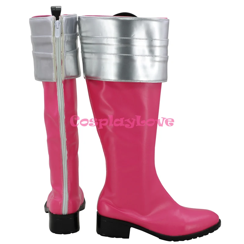 Cosplay Love Super Sentai kaizouku Red Gokaiger ahe de Family Shoes длинные сапоги на заказ|Туфли| |