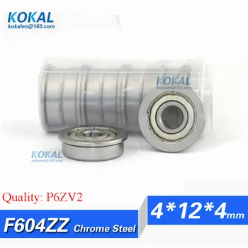 

[CMF604ZZ-P6 ]Free Shipping 10pcs high quality chrome steel F604ZZ DDLF-1240ZZ 4*12*13.5*4*1mm bike deep ball bearing F604zz