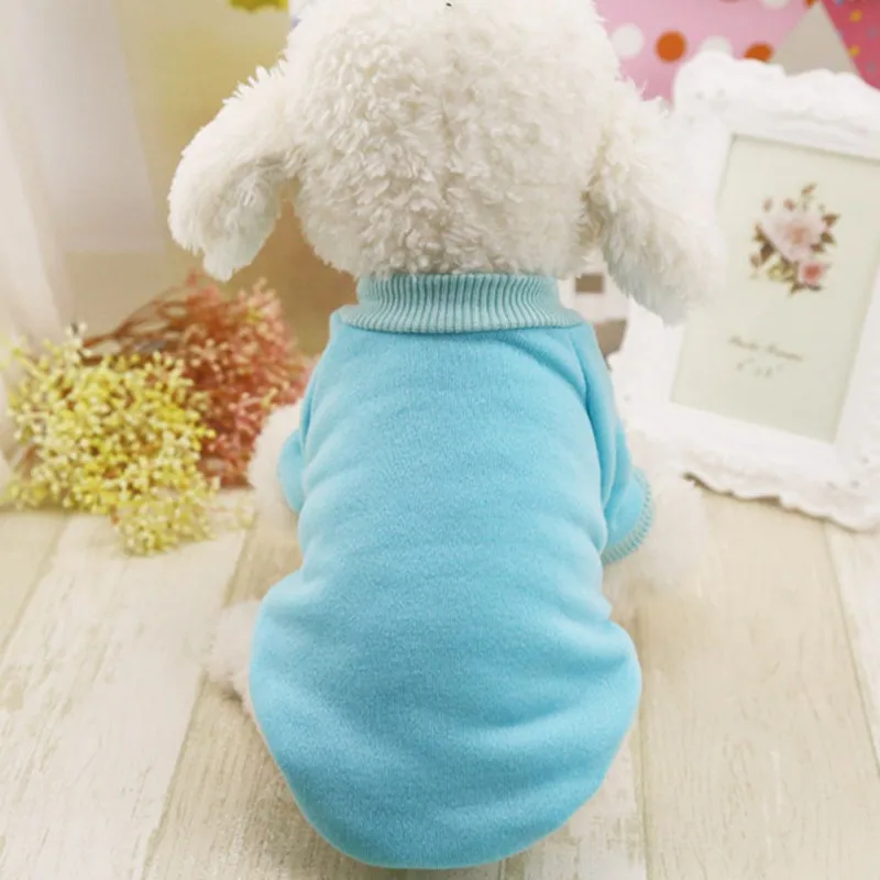 Зимний теплый свитер для домашних животных, две ноги, одежда для маленьких собак, шерсть, подходит для собак, кошек, осень